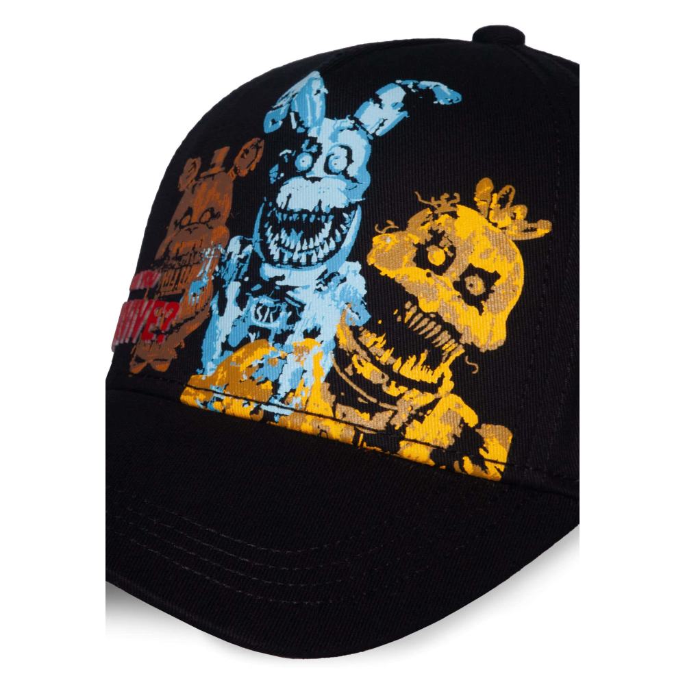 Five Nights at Freddy's - Can You Survive Verstelbare pet - Zwart